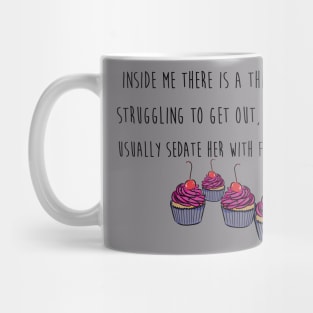 Thin Person's Cupcake Mug